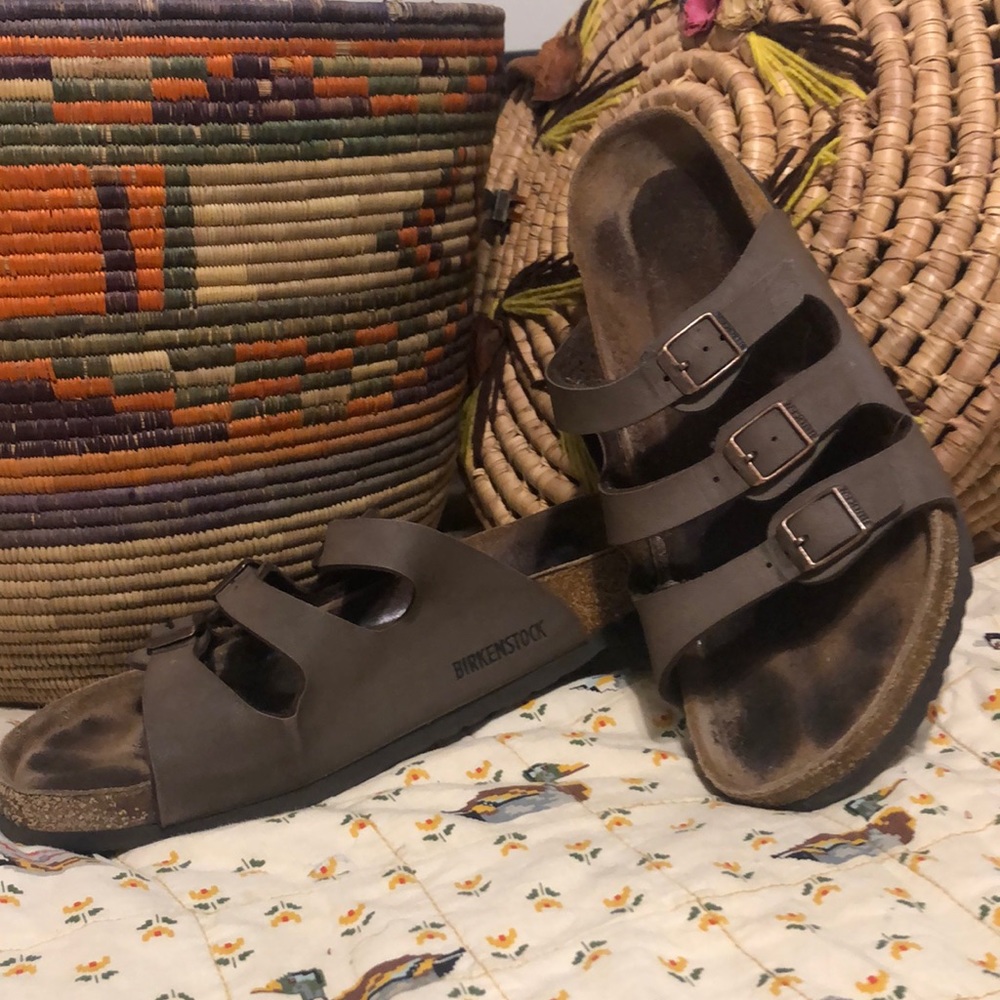 Birkenstock style 270 | Women’s Florida Footbed Hiking Sandal | sz 42 | brown